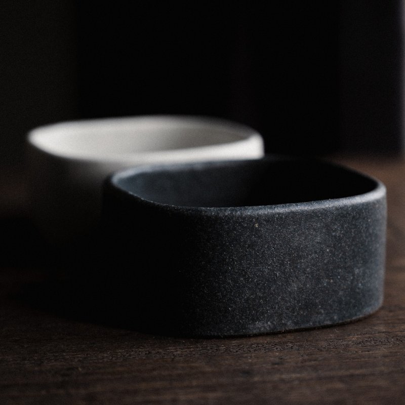 方淺杯  塵星 - 碗 - 陶 