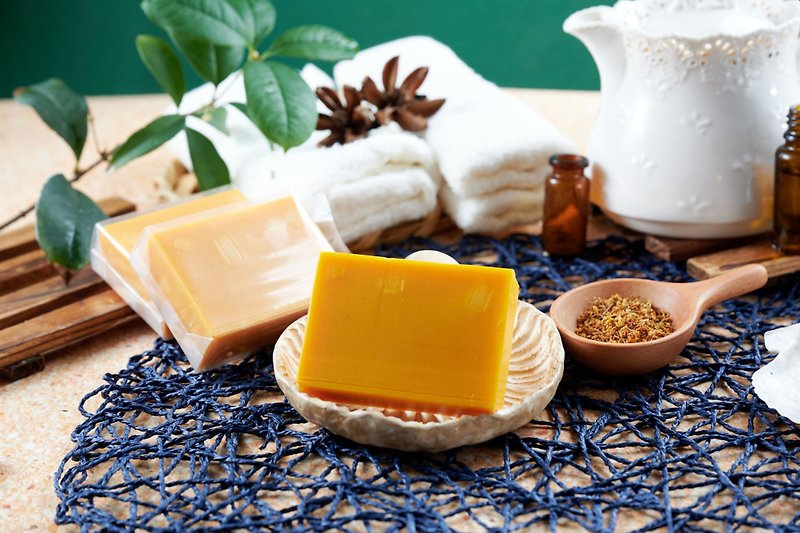 Osmanthus  Honey milk soap - Body Wash - Plants & Flowers Orange