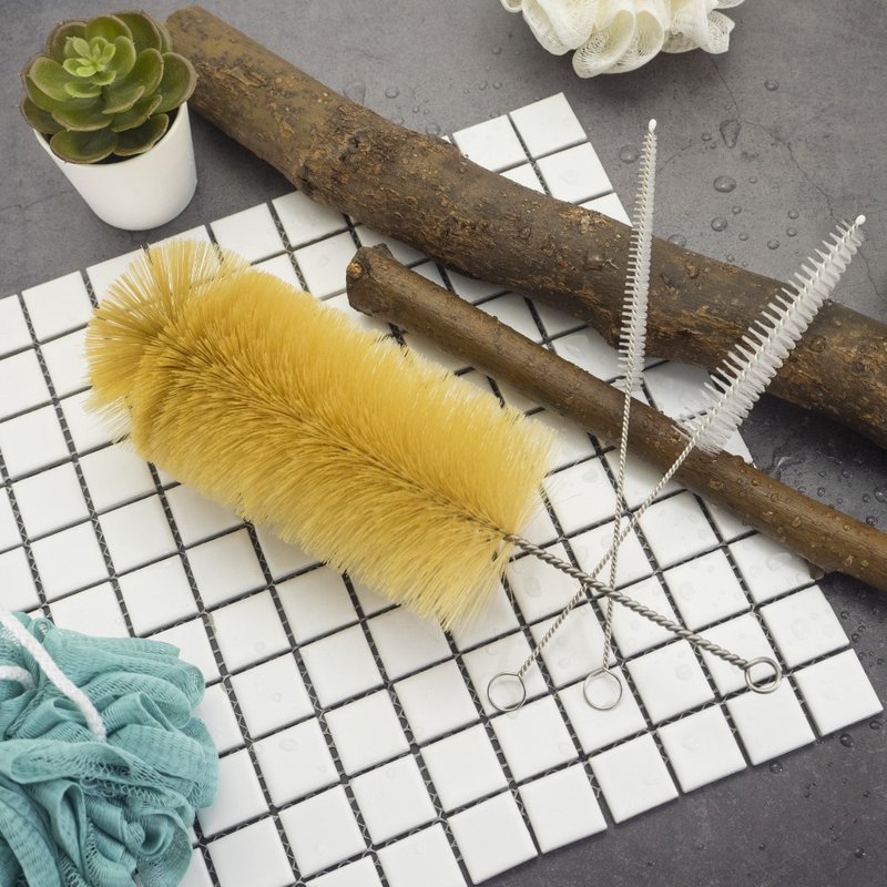 [Hong Kong Add-on Purchase] WildJar Special Cleaning Brush Three-piece Set - อื่นๆ - ไนลอน 