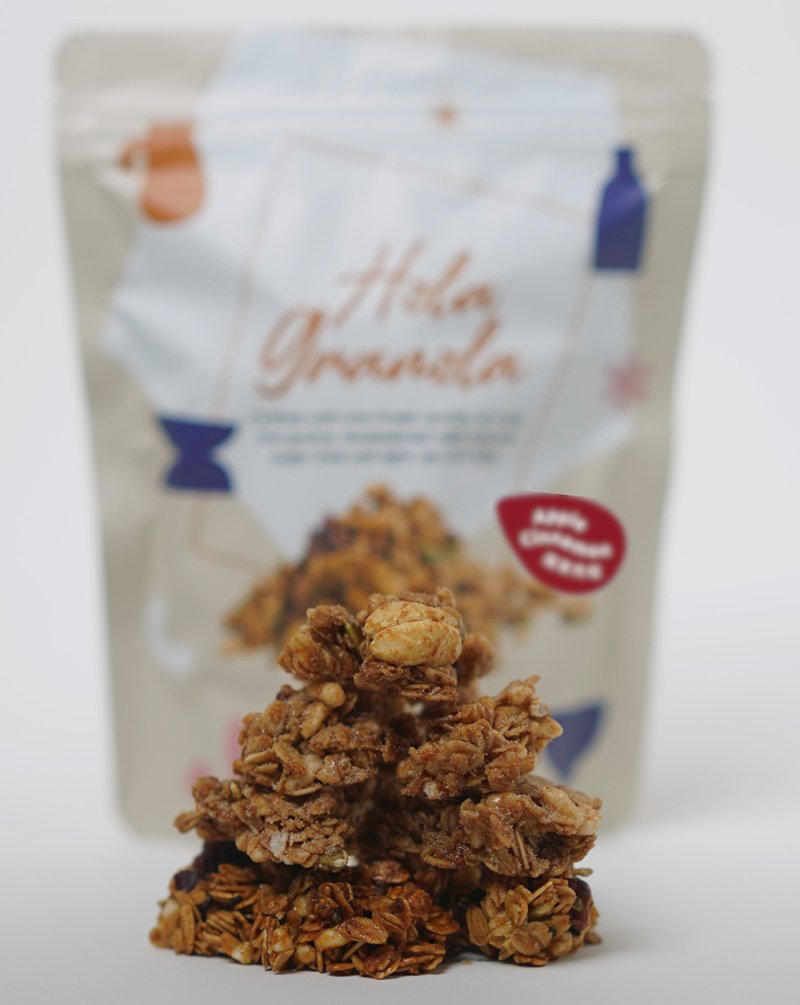 Hola Granola Apple Cinnamon - Oatmeal/Cereal - Fresh Ingredients Khaki