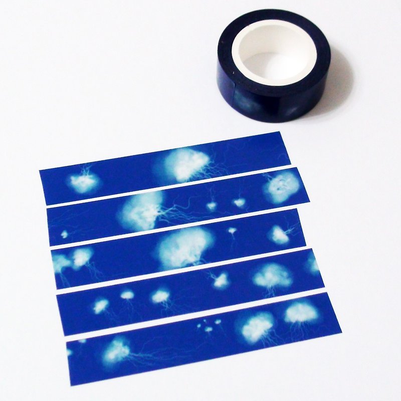 Masking Tape Jellyfish - มาสกิ้งเทป - กระดาษ 