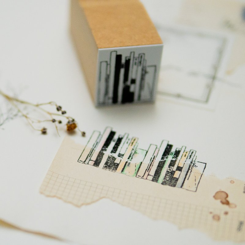 st45 スタンプ　BOOKS - 印章/印台 - 木頭 