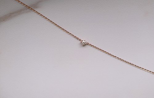 Xing Li Jewelry 幸李輕珠寶 經典四爪鎖骨鑽石項鍊