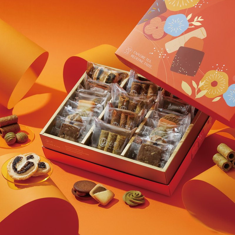 New Year's gift box | Limited-edition Japanese egg rolls - Handmade Cookies - Fresh Ingredients 