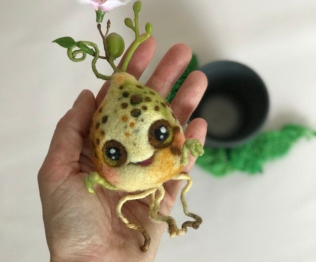 Ooak mandrake roots and other plants in polymer clay -  Portugal