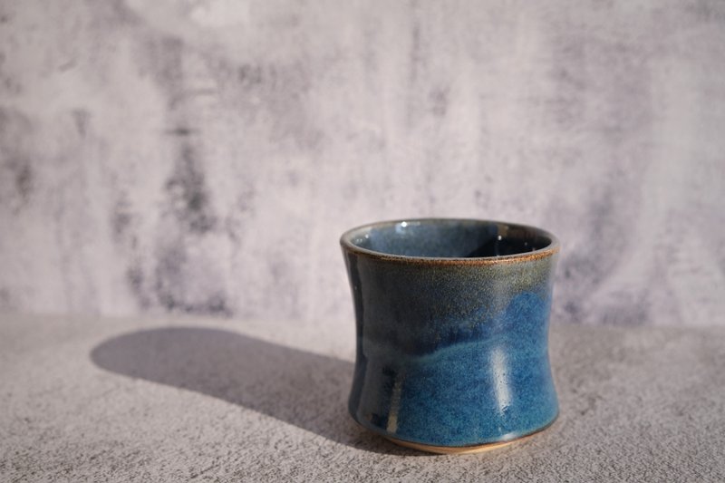 湛藍海流 - 茶杯 陶器 - 茶壺/茶杯/茶具 - 陶 藍色