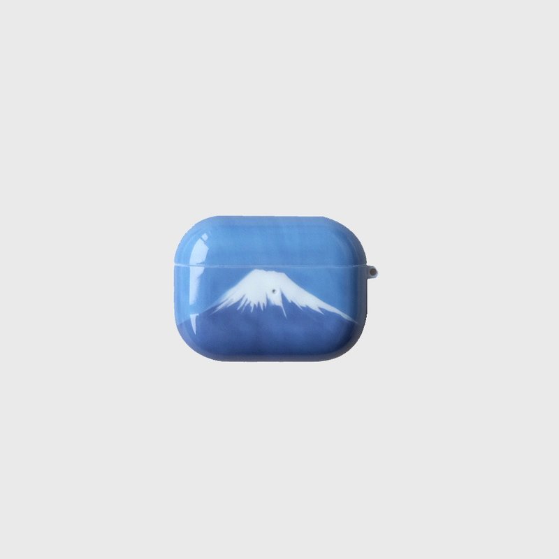 原創 富士山 AirPods耳機套 - AirPods/耳機保護套 - 矽膠 藍色