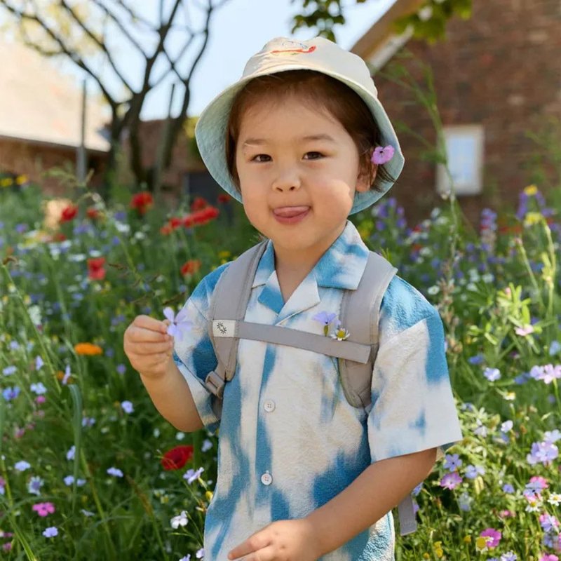 Mini Bucket Hats Kids Bucket Hat - Mimosa Beige - หมวก - วัสดุกันนำ้ 