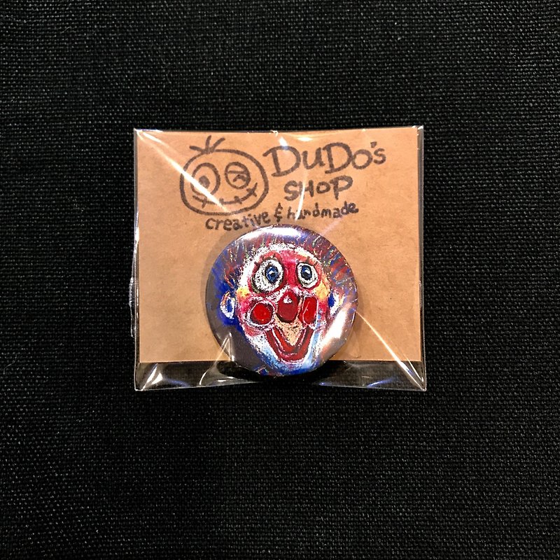 Hand-painted illustration small badge small badge pin | Joker - เข็มกลัด/พิน - โลหะ 