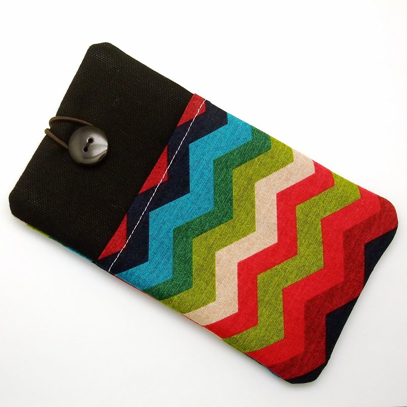 Customized phone bag, mobile phone bag, mobile phone protective cloth cover (P-235) - Phone Cases - Cotton & Hemp Multicolor