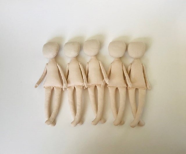 5 blank doll body 8inches 20cm rag doll body doll base - Shop