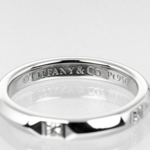 ☆美品☆ティファニー　トゥルーバンド　5Pダイヤ　約6号　プラチナ　Pt950 TIFFANY&Co. ティファニー トゥルーバンドリング 5Pダイヤ