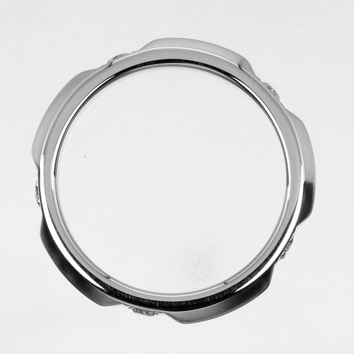☆美品☆ティファニー　トゥルーバンド　5Pダイヤ　約6号　プラチナ　Pt950 TIFFANY&Co. ティファニー トゥルーバンド 5P ダイヤモンド