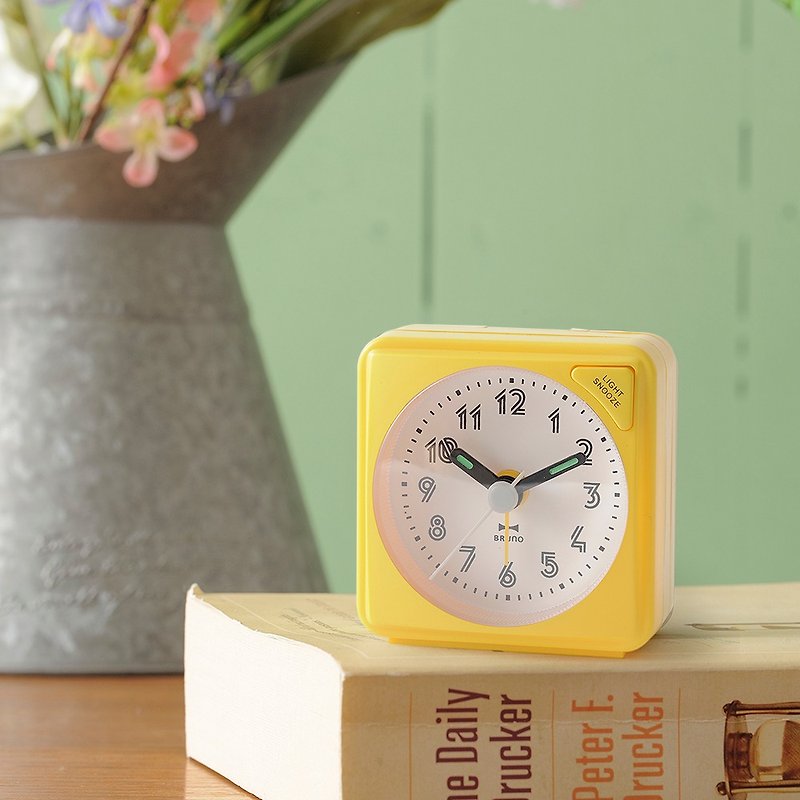 日本BRUNO Mini掌上型鬧鐘(黃色) - 時鐘/鬧鐘 - 其他材質 黃色