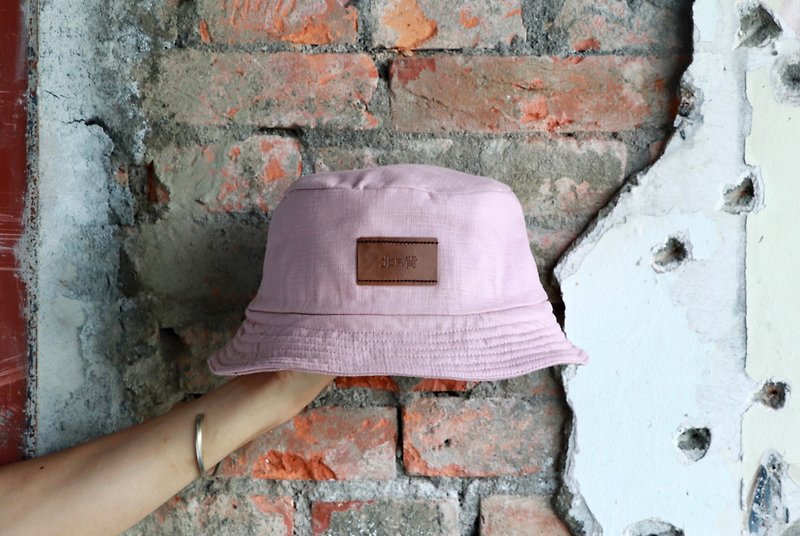 Twilight hit color fisherman hat bucket hat - Hats & Caps - Cotton & Hemp Pink