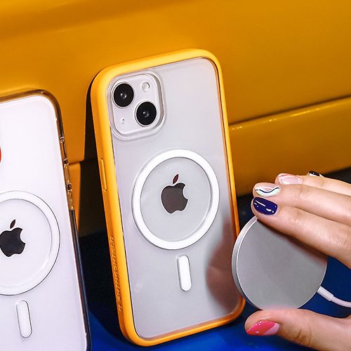 犀牛盾RHINOSHIELD Mod NX(MagSafe兼容)超強磁吸手機殼/黃色 for iPhone系列