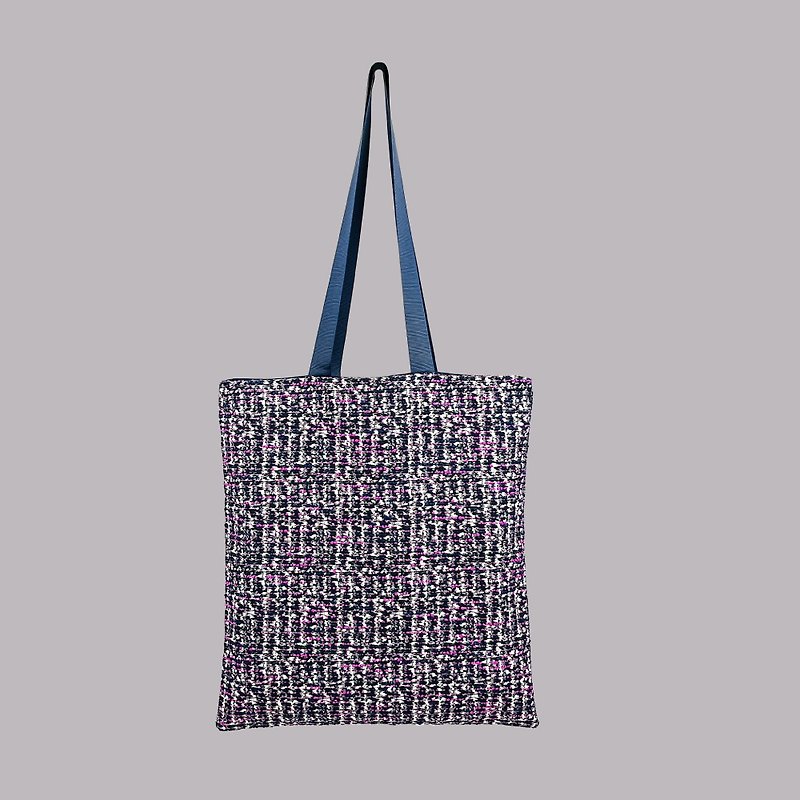【Renaissance】Shoulder Tote Bag / Wool Pattern - กระเป๋าแมสเซนเจอร์ - ผ้าฝ้าย/ผ้าลินิน 