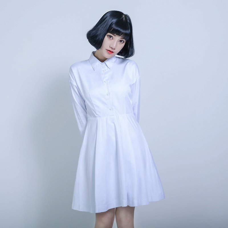 Youth Youth Dress_6AF105_White - One Piece Dresses - Cotton & Hemp White
