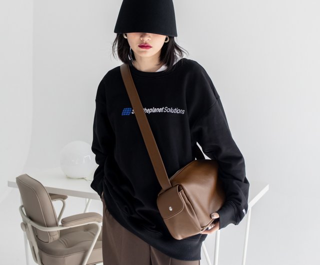 Minimalist Bucket Bag Pu With Square Bag