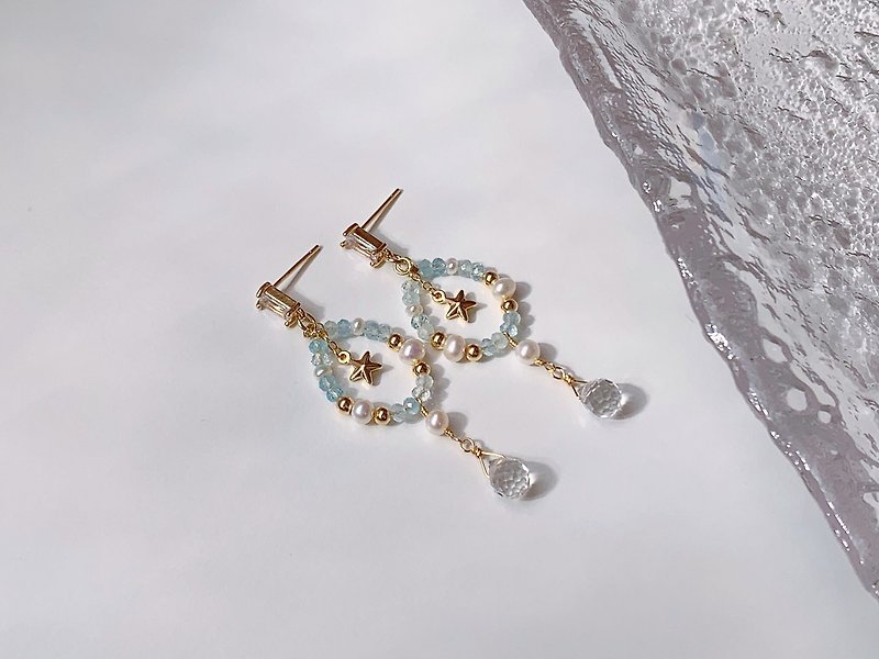 Bubbles | Earrings - Earrings & Clip-ons - Semi-Precious Stones Blue