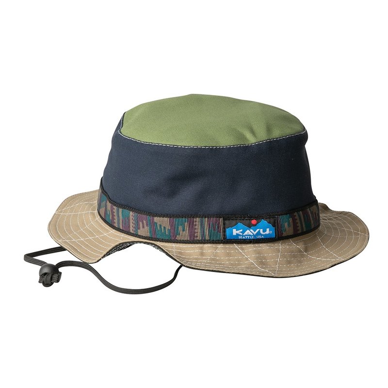 【西雅圖 KAVU】Organic Strap 民族編織帶漁夫帽 搞怪西北 #1169 - 帽子 - 棉．麻 多色