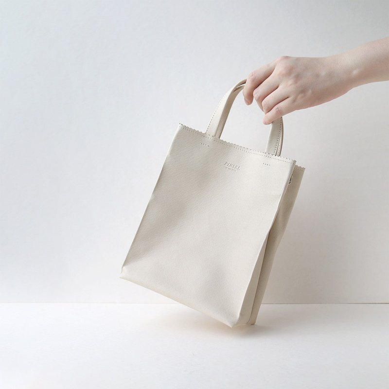 paper tote mini : natural - Handbags & Totes - Genuine Leather 