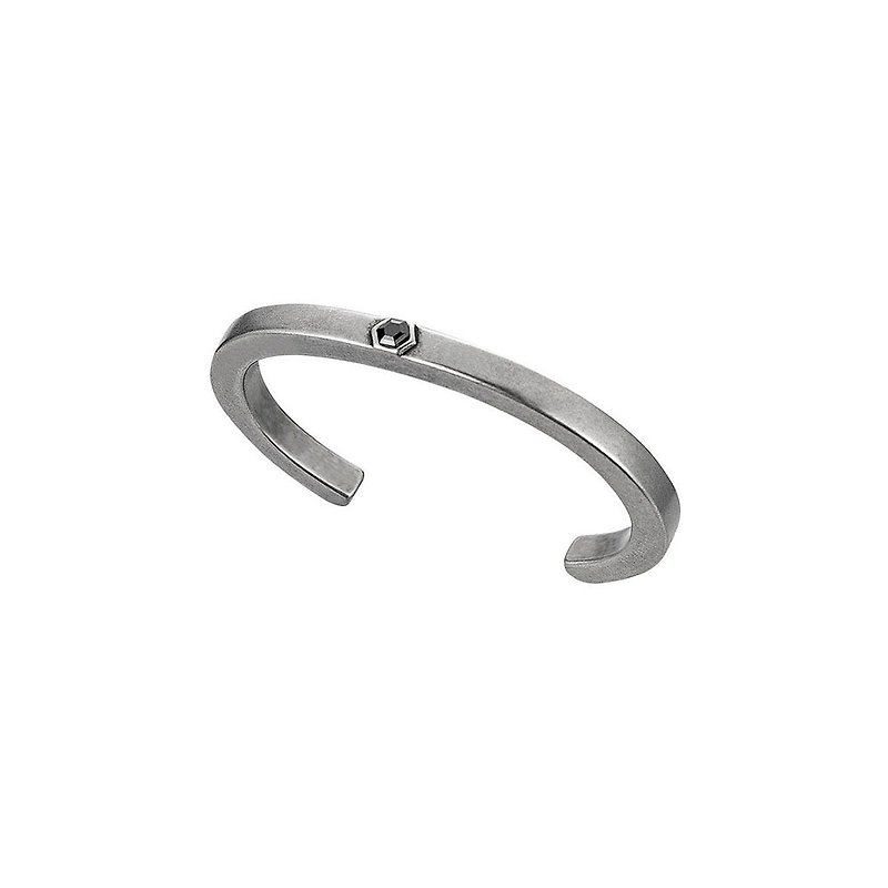 Stone C bracelet - Bracelets - Other Metals Silver