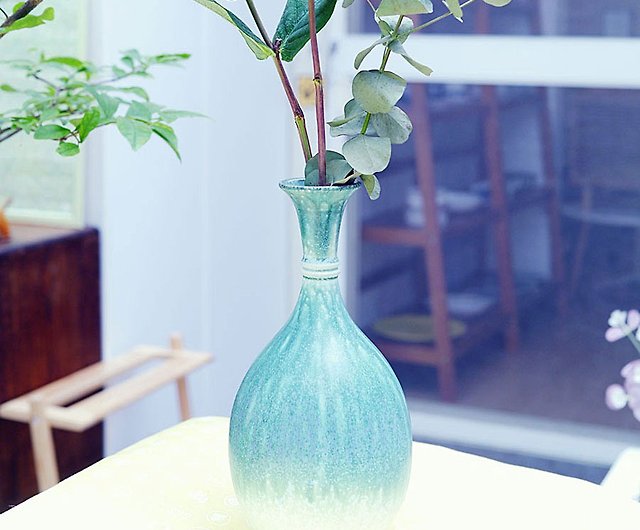 京都橘吉織部鶴首花瓶- 設計館一人＋本是生活家花瓶/花器- Pinkoi