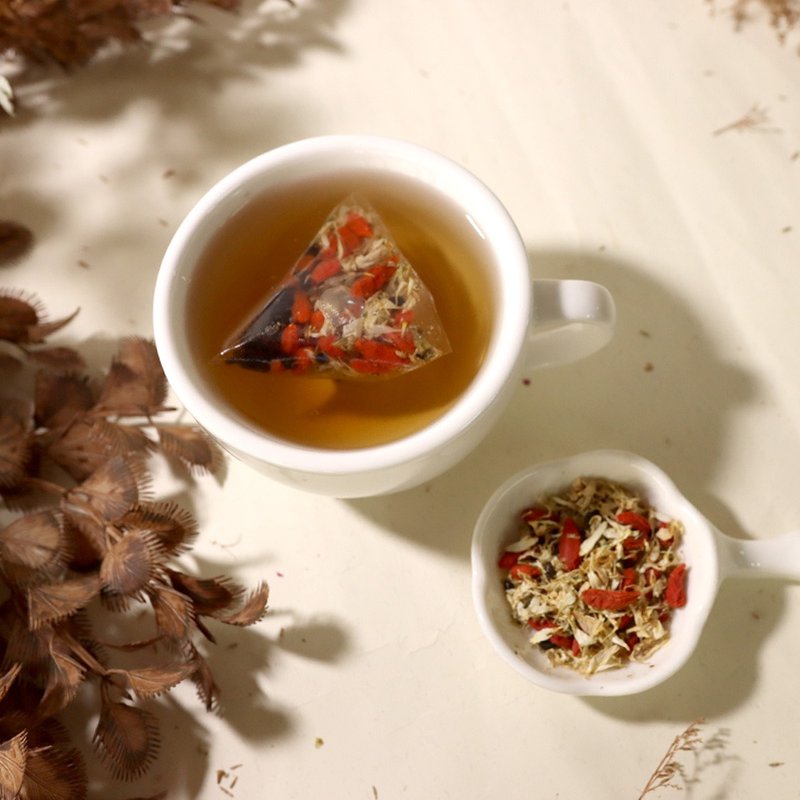 【菓青市集】晨曦靈魂之窗 | 菊花枸杞茶 | 三角茶包 - 茶葉/茶包/水果茶 - 其他材質 