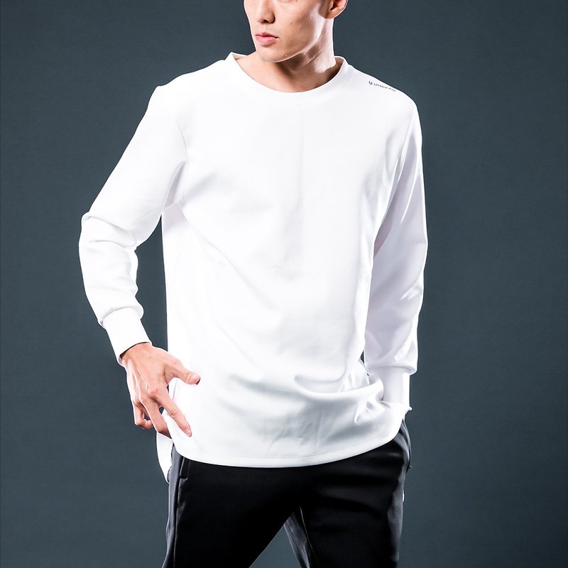 Origin Airborne InstaDRY Swift Instant Men's Sweatshirt - White - Men's Sportswear Tops - Polyester 