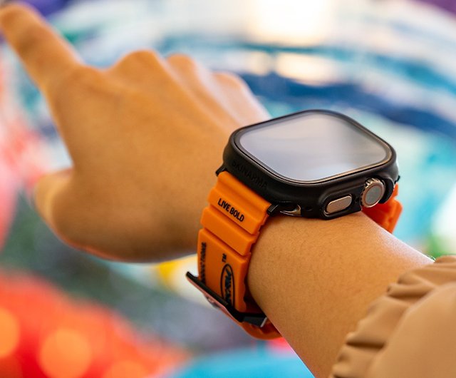 Apple Watch Ultra 49mm ガドクリア 傷防止 指紋防止 保護ケース (2色