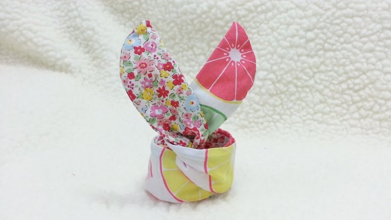 紅花柳橙 BABY雙色鋁線髮帶【KH180222】 - 髮夾/髮圈 - 棉．麻 多色