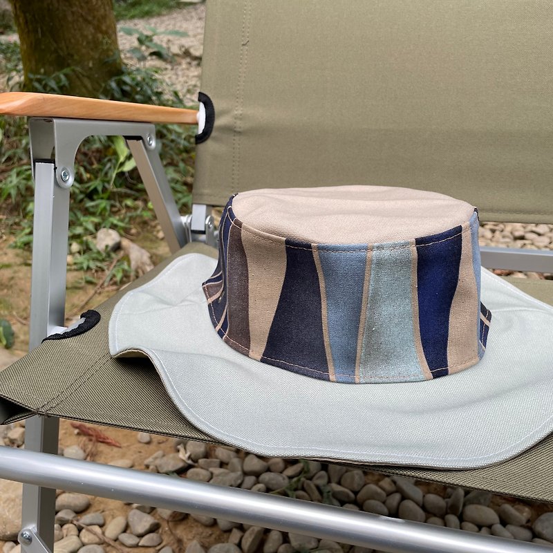 Blue Shoreline Outdoor Hat - Hats & Caps - Cotton & Hemp Blue