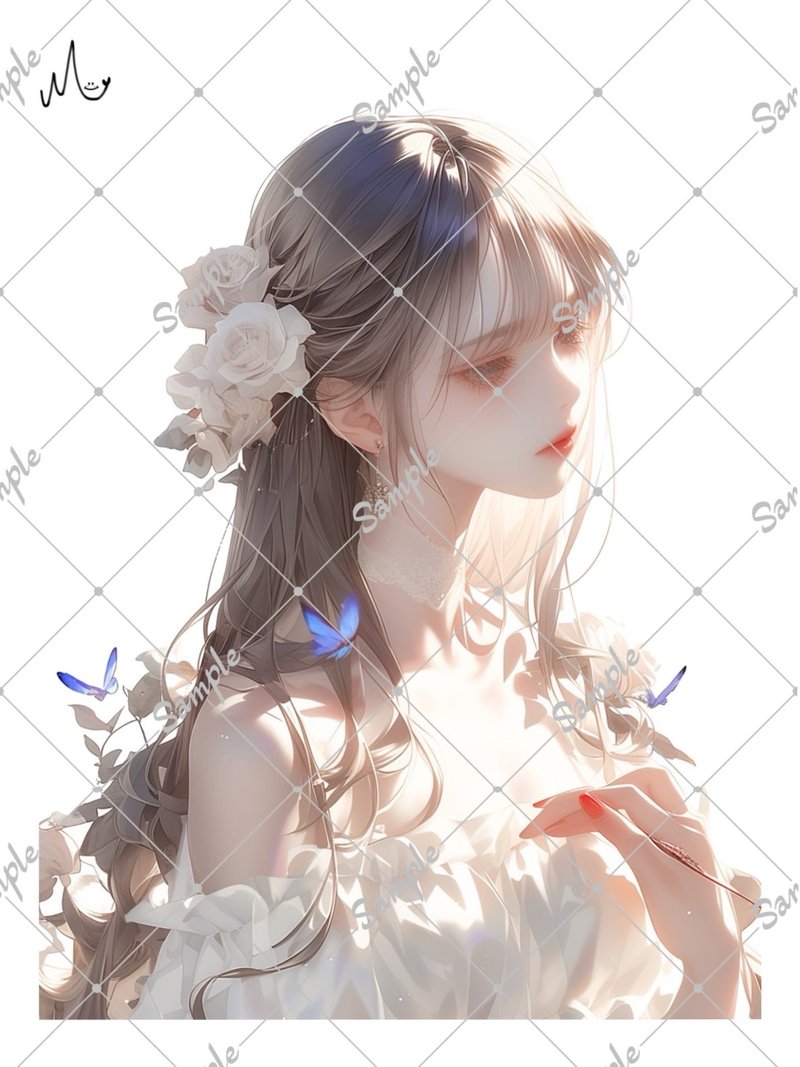 オリジナル人物ステッカー - 貼紙 - 紙 