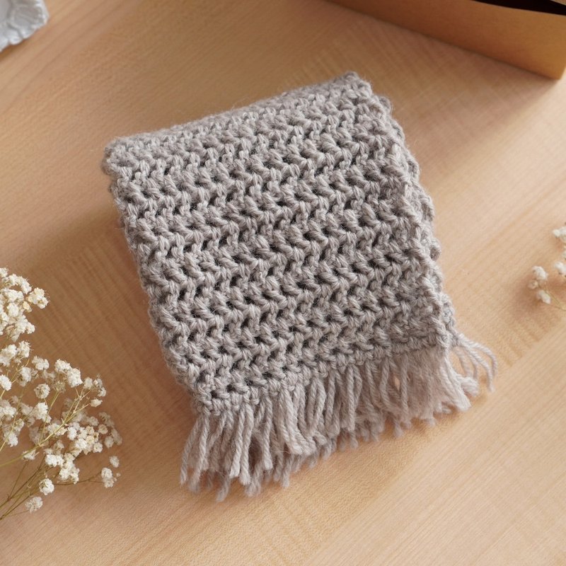 [Taipei Crochet] Hollow Textured Thin Scarf/Wool Knitting Experience - Knitting / Felted Wool / Cloth - Other Materials 