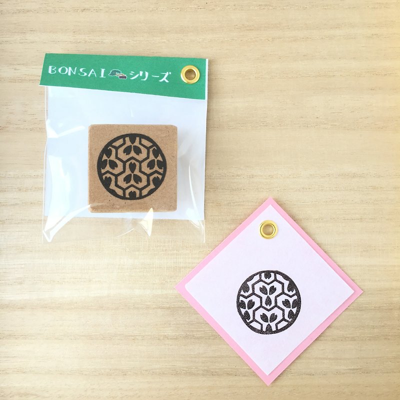 BONSAI series Cherry blossoms without letters - Stamps & Stamp Pads - Other Materials White