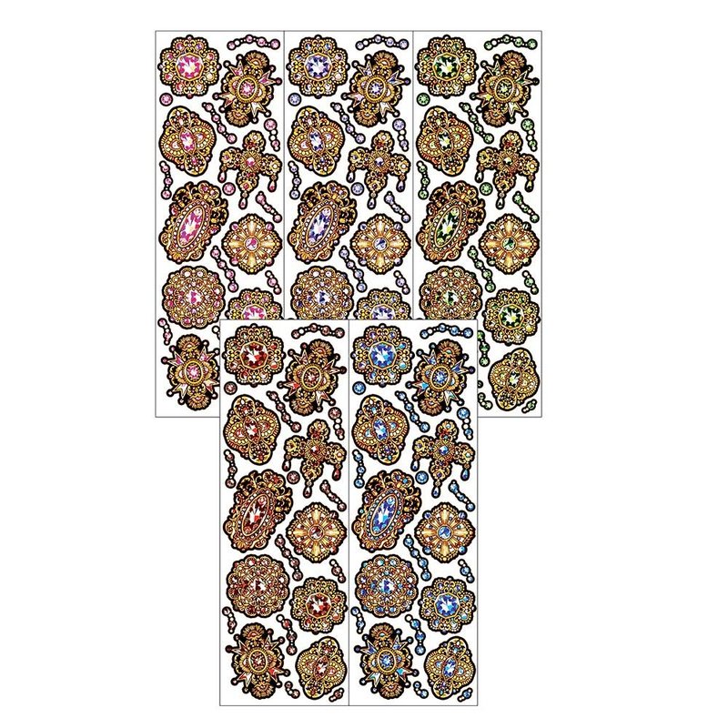 Jewelry Seal Sticker (libet) Antique vintage diary junk journal - 貼紙 - 紙 多色