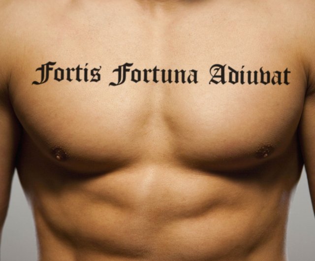 Fortes Fortuna Adiuvat Tattoo
