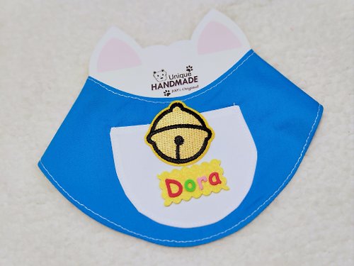 Unique Handmade HK 卡通 造型 名字 頸飾 寵物 貓犬 狗狗 頸項 collar
