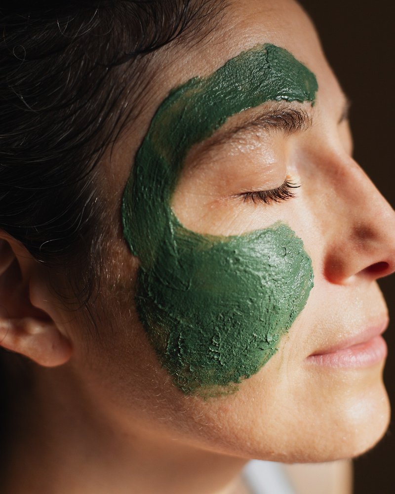 Clay Face Mask - Green - Balancing - ที่มาส์กหน้า - วัสดุอื่นๆ สีเขียว