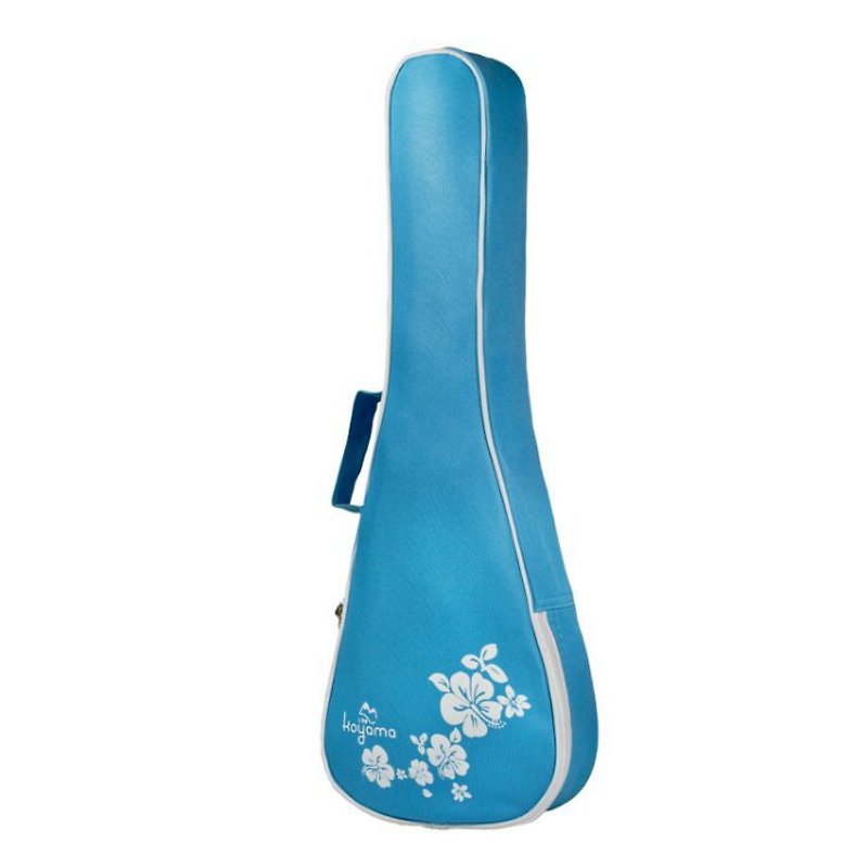 21吋烏克麗麗袋 扶桑花琴袋 水藍色 Flora Ukulele Bag - 吉他/樂器 - 聚酯纖維 藍色