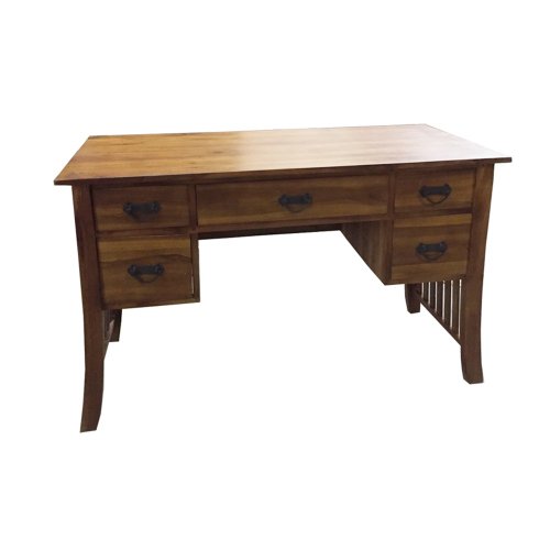 Jidi Cityチークの木100％家具】 UNC7-16チークの木曲面テーブル 5本脚