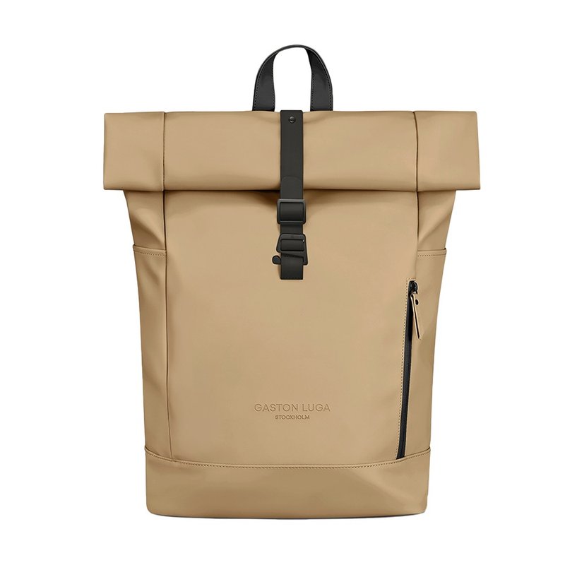 GASTON LUGA Splash Rolltop 16吋後背包 - 拿鐵色【現貨】 - 後背包/背包/書包 - 其他材質 卡其色