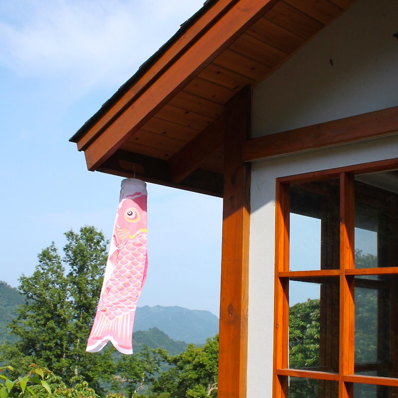 日式鯉魚旗90CM (米分糸工) - 裝飾/擺設  - 聚酯纖維 粉紅色
