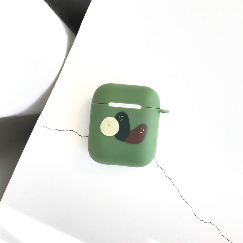 酪梨三姐妹  Avocado AirPods 耳機保護套 - 耳機/藍牙耳機 - 塑膠 綠色