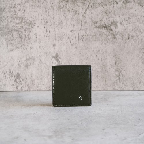 寇比手工皮件 Colbie Leather 真皮方格零錢包 X1048 黑/紅棕V/棕N/灰N/綠V/奶茶N/油皮/藍N/綠