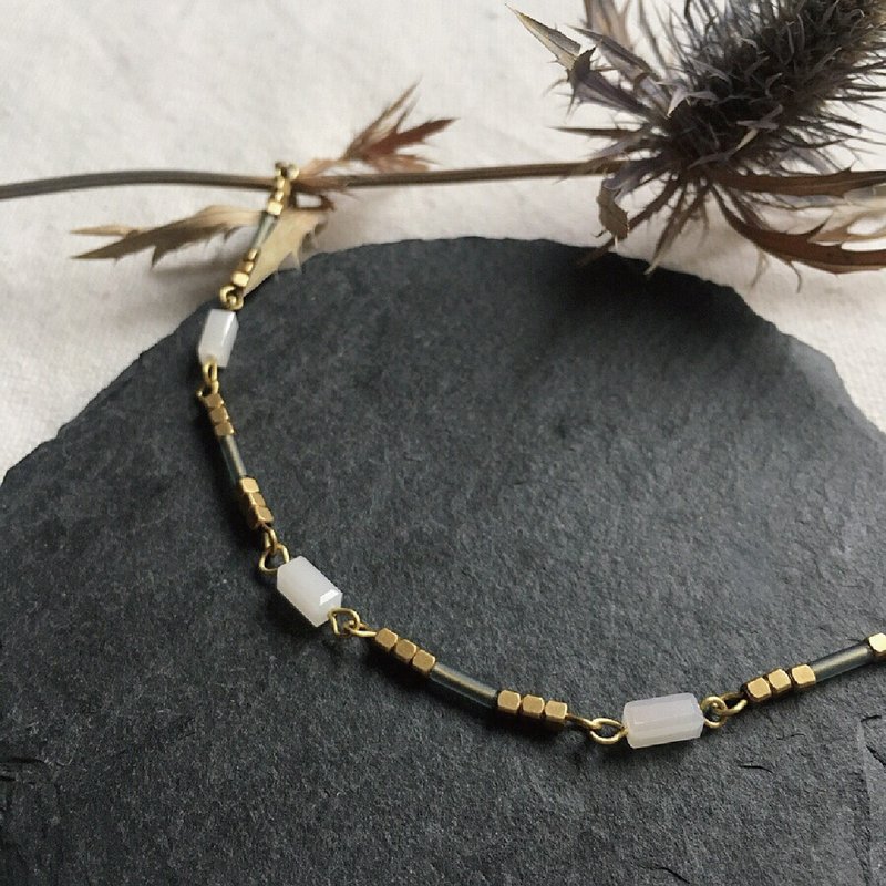 尼羅河的女兒Daughter of the Nile 黃銅手鍊 琉璃水晶 - 手鍊/手環 - 銅/黃銅 金色