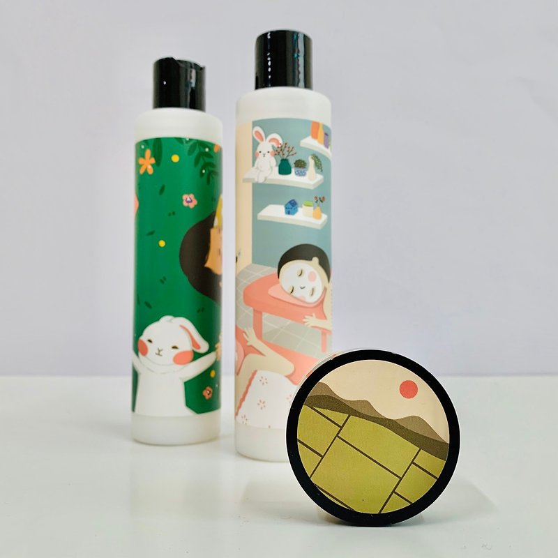 Naked bottle fragrance value set/ body lotion*2 (scent: jasmine, iris) + large single fragrance*1 (camellia) - Skincare & Massage Oils - Essential Oils 