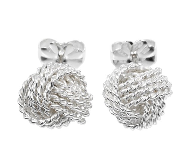 Tiffany & Co. メッシュノットピアス 日本直送】ティファニー TIFFANY&Co. メッシュ ノット ピアス