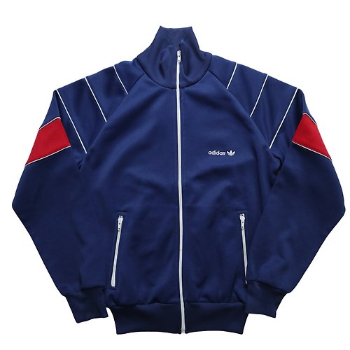 富士鳥古著屋 1980s 台灣製 Adidas 海軍藍運動外套